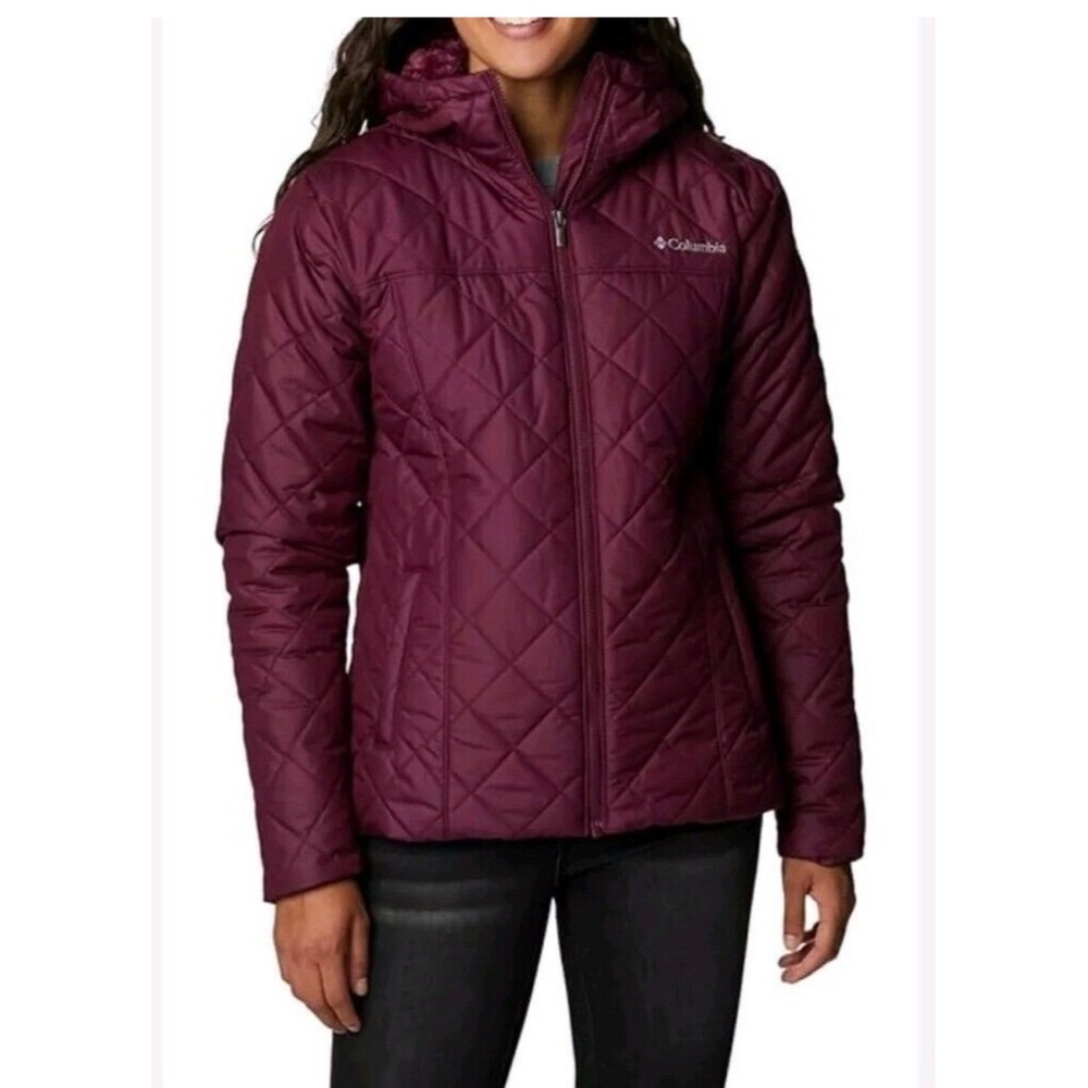 Columbia Women's Quilted Jacket - Burgundy